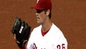 Hamels fans five