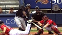 Delgado's 2,000th hit