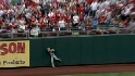 Bernadina's catch at wall