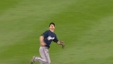Counsell's run-saving catch