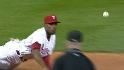 Rollins starts the double play