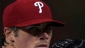 Hamels fans eight