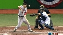 Ellsbury fouls one off his face