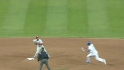 Utley starts the double play