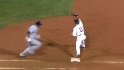 Pedroia starts the double play