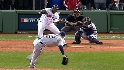 Ortiz's bunt attempt