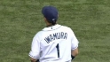 Iwamura's leaping catch