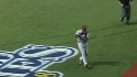 Howard's catch in foul territory