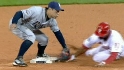 Navarro pegs Rollins at second