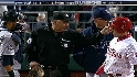 Umpire argues with Rays' dugout
