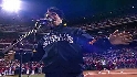 Oates sings the national anthem