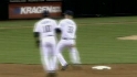 Iguchi starts a double play