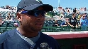 Balentien is working on offense