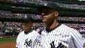 Yankees introduced at Stadium