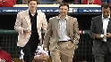 Kalas' sons toss first pitch