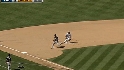 DeWitt starts a double play