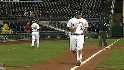 Jaramillo scores on the balk