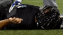 Umpire injured by broken bat