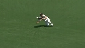 Torres' diving grab