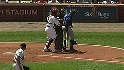 Soriano gets beaned