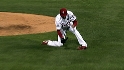 Hamels has to leave the game