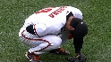 Uehara hit by liner