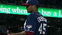 Cabrera's four wild pitches