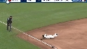 Sandoval's diving stop and strong throw