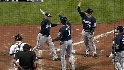 Weeks' three-run blast