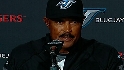 Gaston addresses the media
