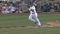 Belliard's strong throw home