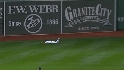 Baldelli's diving catch