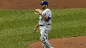 Davies' seven strikeouts