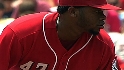 Cueto fans seven
