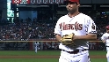 Davis strikes out six Padres
