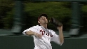Werth's over-the-shoulder catch