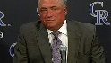 Hurdle speaks to the media