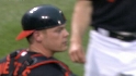 Wieters' first chance