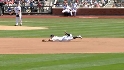 Wright starts the double play