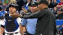 Fan interference on Abreu's hit