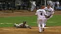 Casilla's bunt single