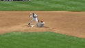 Zumaya induces the double play
