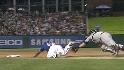 Barajas gets Byrd in rundown