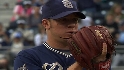 Peavy strikes out eight