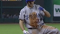 Lilly leads off with a triple