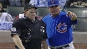 Phone breaks in Cubs bullpen