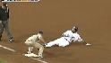 Padres fan one, nab one