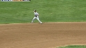 Scutaro spins to get the out