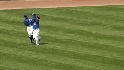 Fukudome's running grab