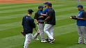 K-Rod, Bruney exchange words